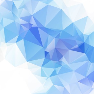 mavi çokgen mozaik arkaplan, yaratıcı tasarım şablonları