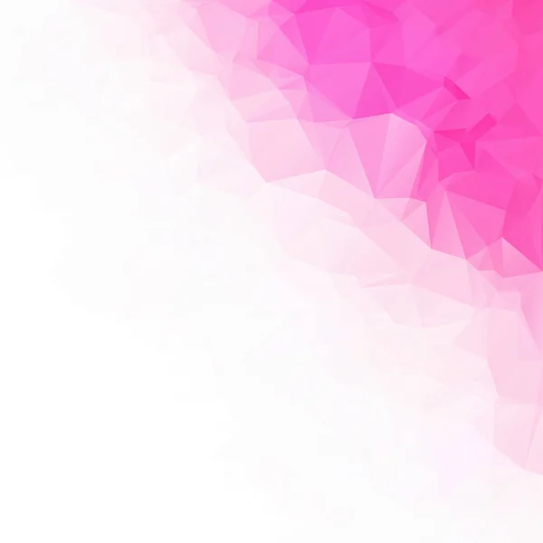 Roze Polygonale Mozaïek Achtergrond Creatief Ontwerp Templates — Stockvector