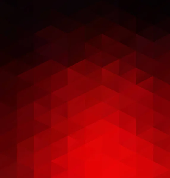 Mozaika Pozadí Červené Tabulky Kreativní Design Šablony — Stockový vektor