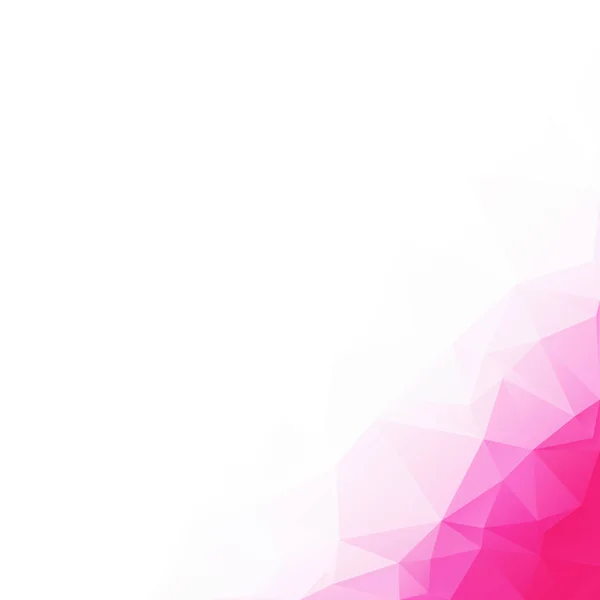Розовый Полигональный Фон Креативный Дизайн — стоковый вектор