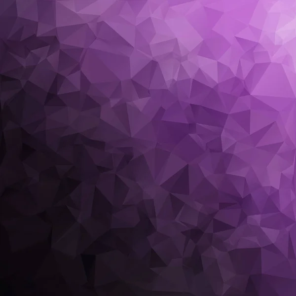 Fundo Mosaico Poligonal Roxo Modelos Design Criativo — Vetor de Stock