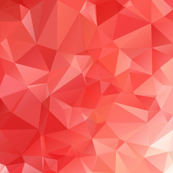 Red Polygonal Mosaic Background, Creative Design Templates