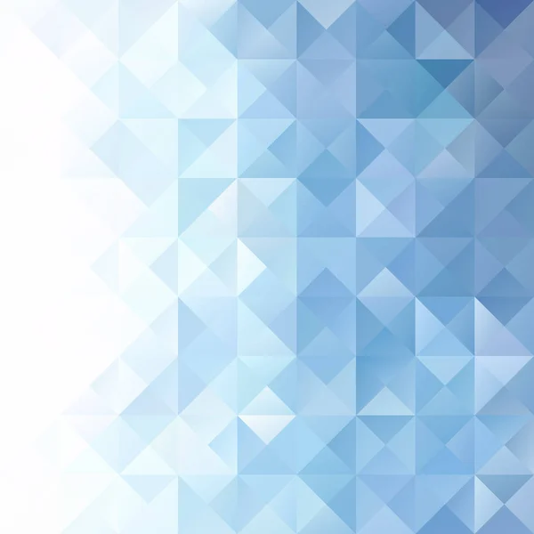 Mavi Izgara Mozaik Arkaplan Yaratıcı Tasarım Şablonları — Stok Vektör