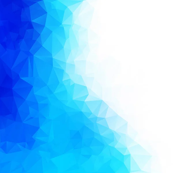 Fondo Mosaico Poligonal Azul Plantillas Diseño Creativo — Vector de stock