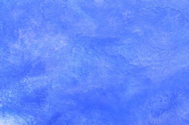 Soyut el boyası beyaz kağıt arkaplan üzerine mavi suluboya sıçrama, Yaratıcı Tasarım Şablonları