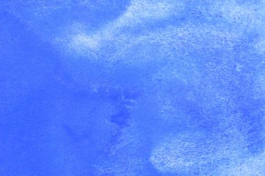 Soyut el boyası beyaz kağıt arkaplan üzerine mavi suluboya sıçrama, Yaratıcı Tasarım Şablonları