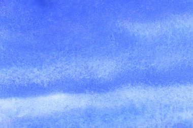 Soyut el boyası beyaz kağıt arkaplan üzerine mavi suluboya sıçrama, Yaratıcı Tasarım Şablonları