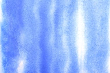 Soyut el boyası beyaz kağıt arkaplan üzerine mavi suluboya sıçrama, Yaratıcı Tasarım Şablonları