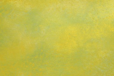 Soyut el boyalı sarı yeşil suluboya splash beyaz kağıt arka planda, yaratıcı tasarım şablonları