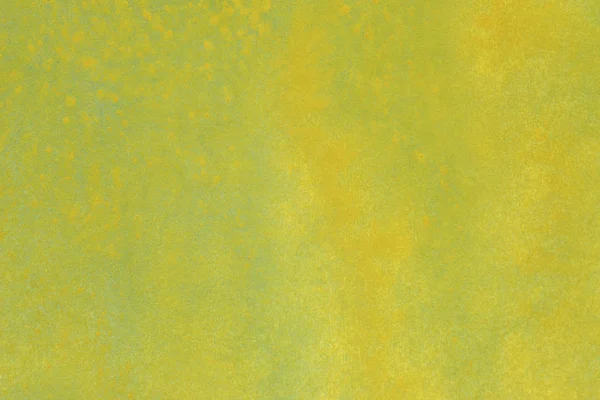 Abstrato Pintado Mão Amarelo Verde Respingo Aquarela Fundo Papel Branco — Fotografia de Stock