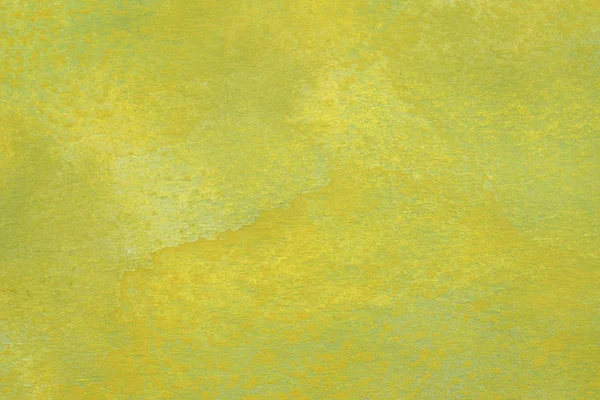 Abstrato Pintado Mão Amarelo Verde Respingo Aquarela Fundo Papel Branco — Fotografia de Stock