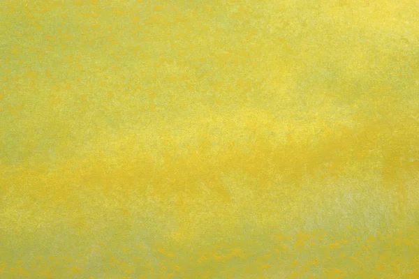 Абстрактная Ручная Роспись Желто Зеленой Акварелью Белом Бумажном Фоне Creative — стоковое фото