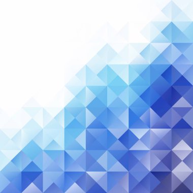 Mavi Izgara Mozaik Arkaplan, Yaratıcı Tasarım Şablonları