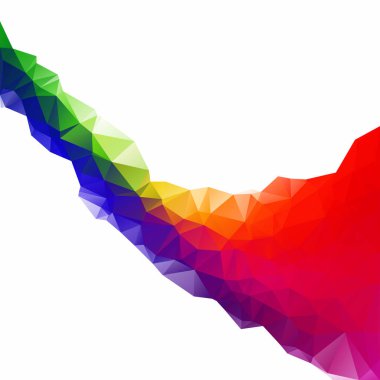 Renkli poligonal mozaik arka plan yaratıcı tasarım şablonları