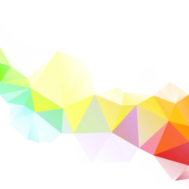 Renkli poligonal mozaik arka plan yaratıcı tasarım şablonları