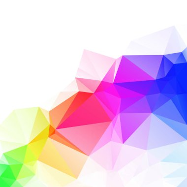 Renkli poligonal mozaik arka plan yaratıcı tasarım şablonları