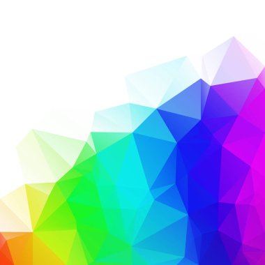 Renkli poligonal mozaik arka plan yaratıcı tasarım şablonları