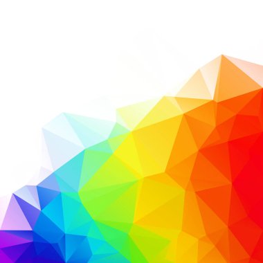 Renkli poligonal mozaik arka plan yaratıcı tasarım şablonları