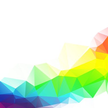 Renkli poligonal mozaik arka plan yaratıcı tasarım şablonları