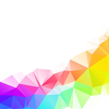 Renkli poligonal mozaik arka plan yaratıcı tasarım şablonları