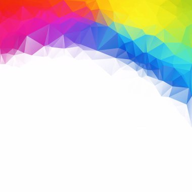 Renkli poligonal mozaik arka plan yaratıcı tasarım şablonları