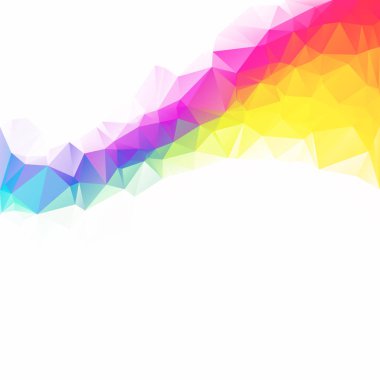 Renkli poligonal mozaik arka plan yaratıcı tasarım şablonları