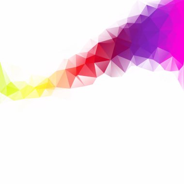 Renkli poligonal mozaik arka plan yaratıcı tasarım şablonları