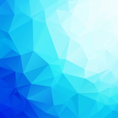 mavi çokgen mozaik arkaplan, yaratıcı tasarım şablonları