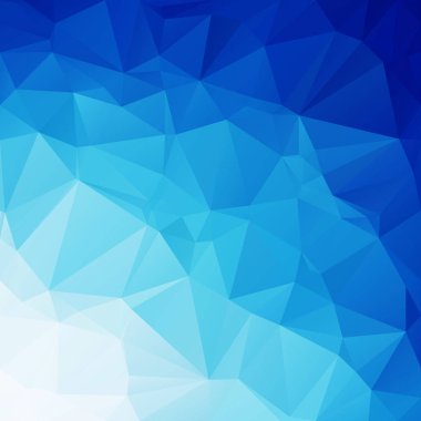 mavi çokgen mozaik arkaplan, yaratıcı tasarım şablonları