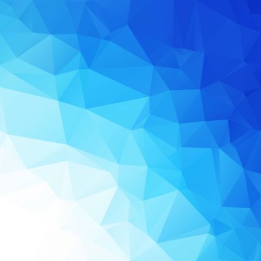 mavi çokgen mozaik arkaplan, yaratıcı tasarım şablonları