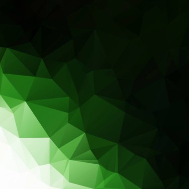 Yeşil Çokgen arka plan, yaratıcı tasarım şablonları