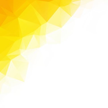 Sarı Çokgen Mozaik Arkaplan, Yaratıcı Tasarım Şablonları