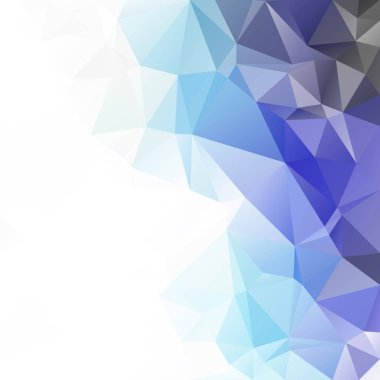 mavi çokgen mozaik arkaplan, yaratıcı tasarım şablonları