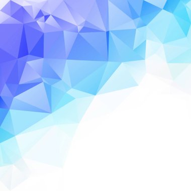 mavi çokgen mozaik arkaplan, yaratıcı tasarım şablonları