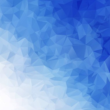 mavi çokgen mozaik arkaplan, yaratıcı tasarım şablonları