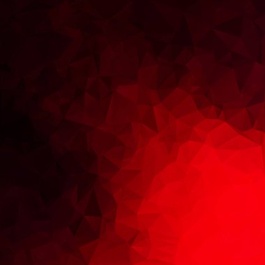 Kırmızı Çokgen Mozaik Arkaplan, Yaratıcı Tasarım Şablonları