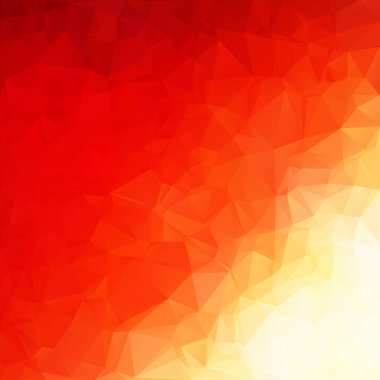 Kırmızı Çokgen Mozaik Arkaplan, Yaratıcı Tasarım Şablonları