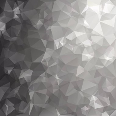 Siyah poligonal mozaik arka plan, yaratıcı tasarım şablonları