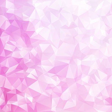 Pembe Çokgen Mozaik Arkaplan, Yaratıcı Tasarım Şablonları