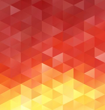 Turuncu Izgara Mozaik Arkaplan, Yaratıcı Tasarım Şablonları