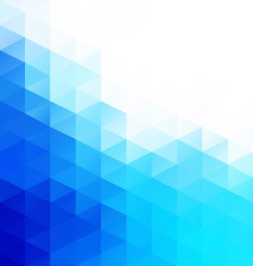 Mavi Izgara Mozaik Arkaplan, Yaratıcı Tasarım Şablonları