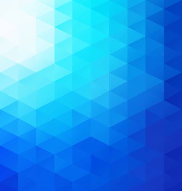 Mavi Izgara Mozaik Arkaplan, Yaratıcı Tasarım Şablonları