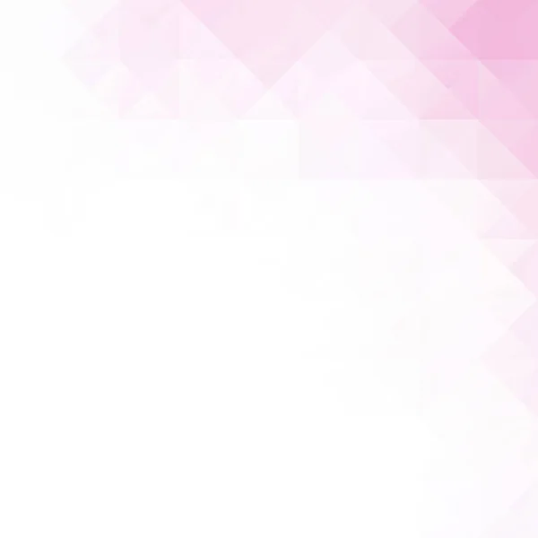 ピンクグリッドモザイク背景 クリエイティブデザインテンプレート — ストックベクタ