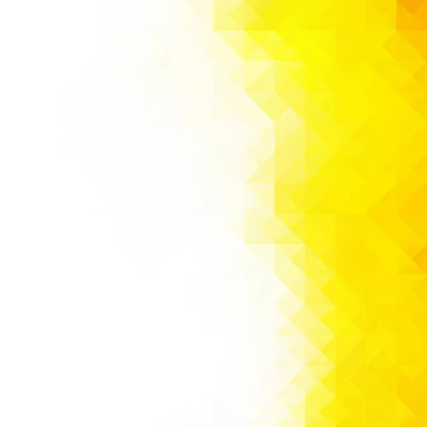 Žluté Mozaiky Mřížky Pozadí Creative Design Šablony — Stockový vektor