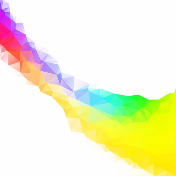 Fargerik Polygonal Mosaikk Bakgrunn Kreativ Formgivning – stockvektor