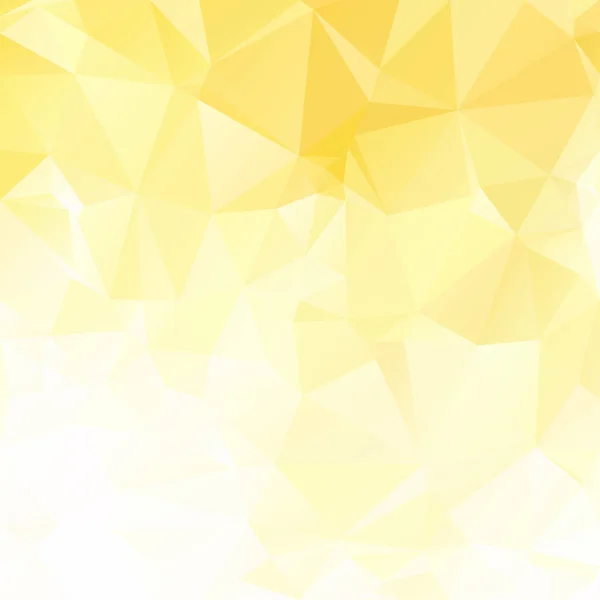 Fondo Mosaico Poligonal Amarillo Plantillas Diseño Creativo — Vector de stock