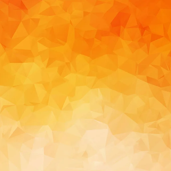 Orange Sfondo Mosaico Poligonale Modelli Design Creativo — Vettoriale Stock