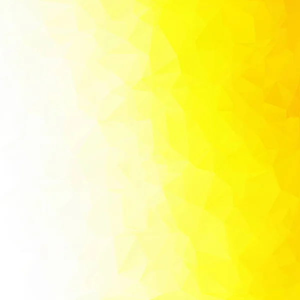 Fundo Mosaico Poligonal Amarelo Modelos Design Criativo — Vetor de Stock