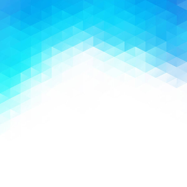 Blue Grid Mosaic Background, Creative Design Templates