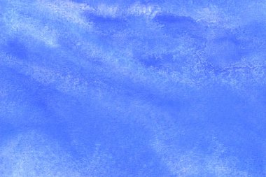 Soyut el boyası beyaz kağıt arkaplan üzerine mavi suluboya sıçrama, Yaratıcı Tasarım Şablonları